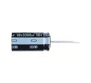 capacitores eletrolíticos de alumínio - revestimento radial com chumbo 1500uF 10V 20%